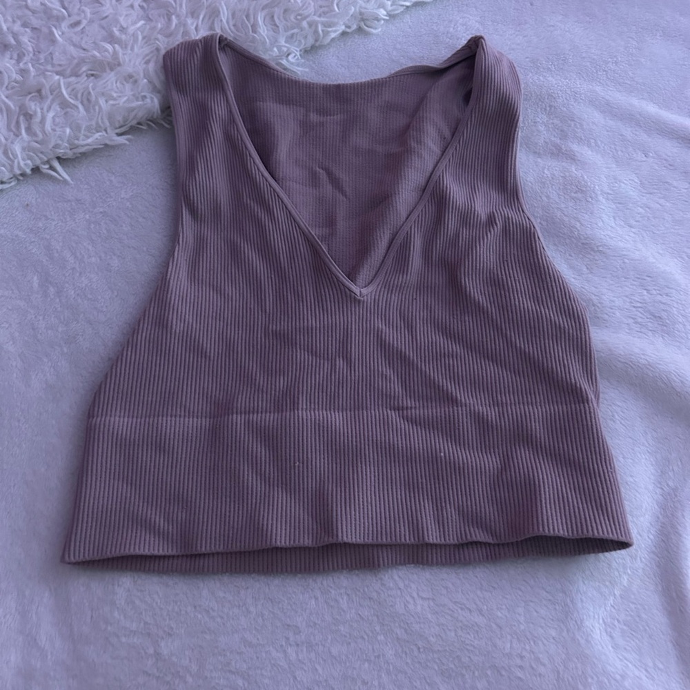 Pastel Pink Low Cut Tank